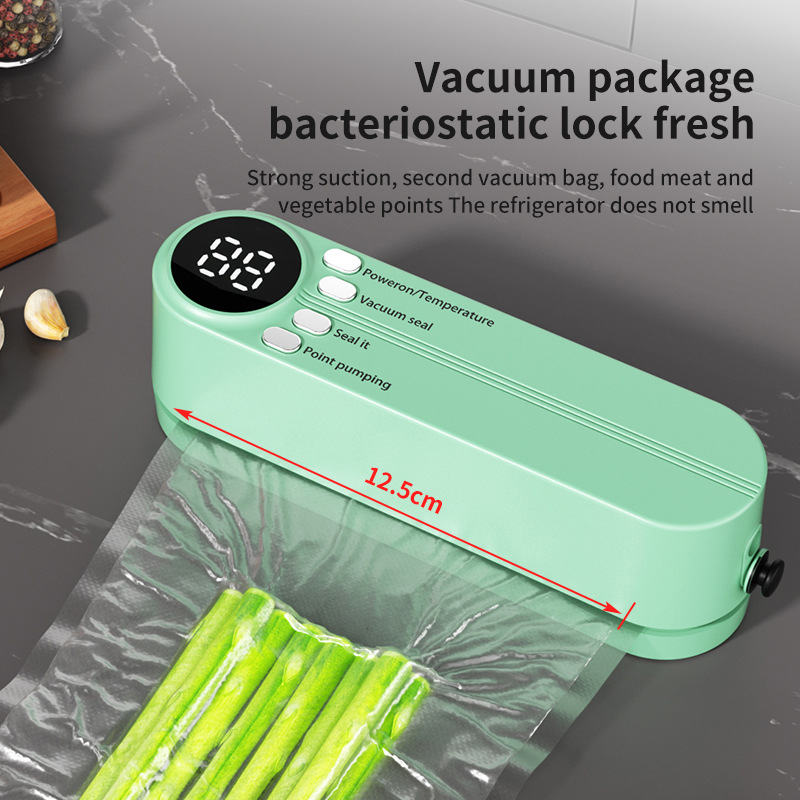Food Vacuum Sealer Machine - Peralatan Pengemasan: Mesin Penyegel Vakum Nirkabel