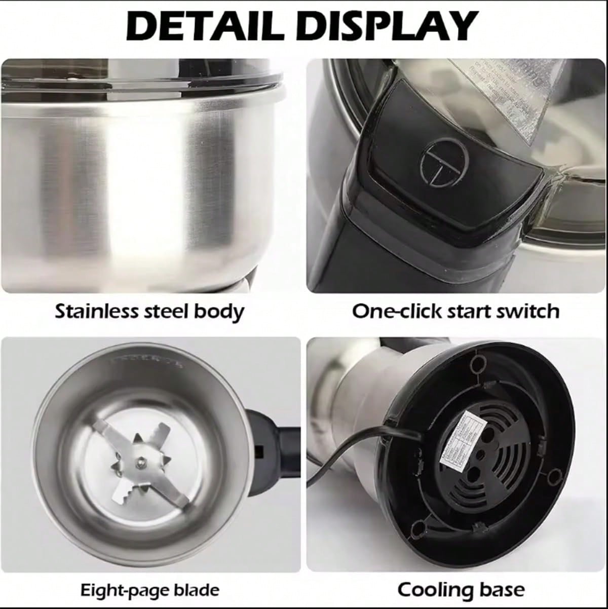 Penggiling Kopi, Motor Bertena - Coffee Bean Grinder Electric ulasan dan harga