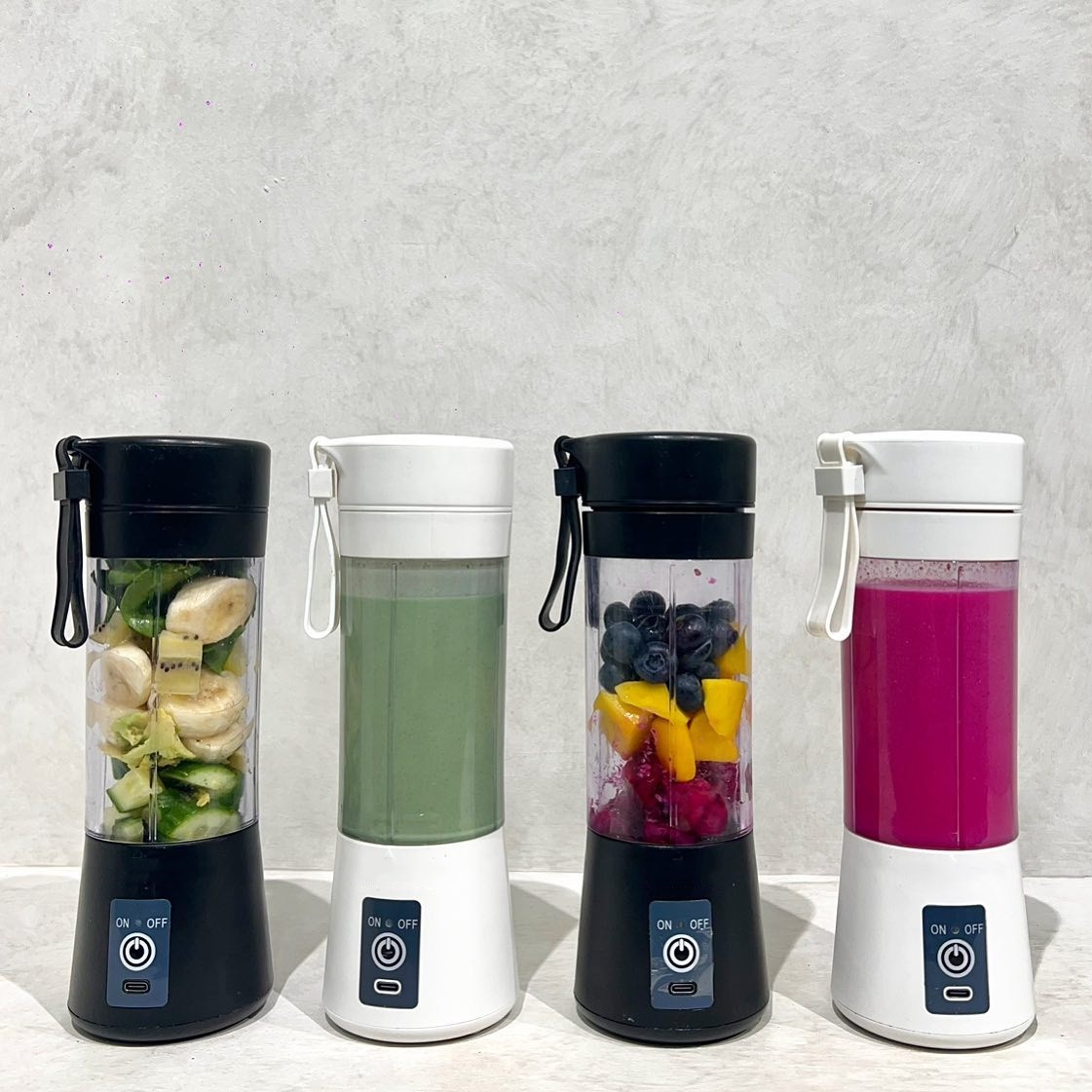 Blender Portabel USB 380ml, 6  - Portable Blender Usb Rechargeable ulasan dan harga