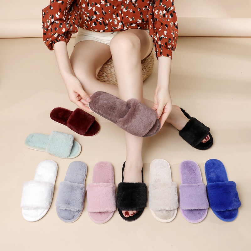 Sandal Bulu Halus Warna Solid  - Air Conditioners ulasan dan harga