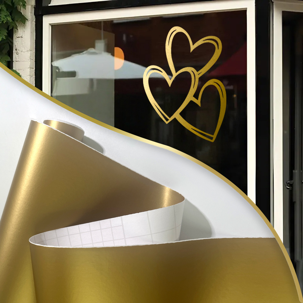1Roll Stiker Vinyl Matte Gold  - Home Appliances ulasan dan harga